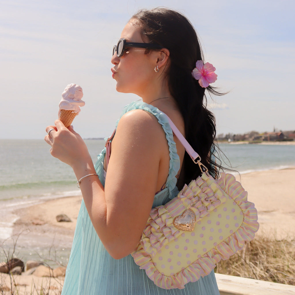 Seaside Sweetheart Shoulder Bag Polkadot