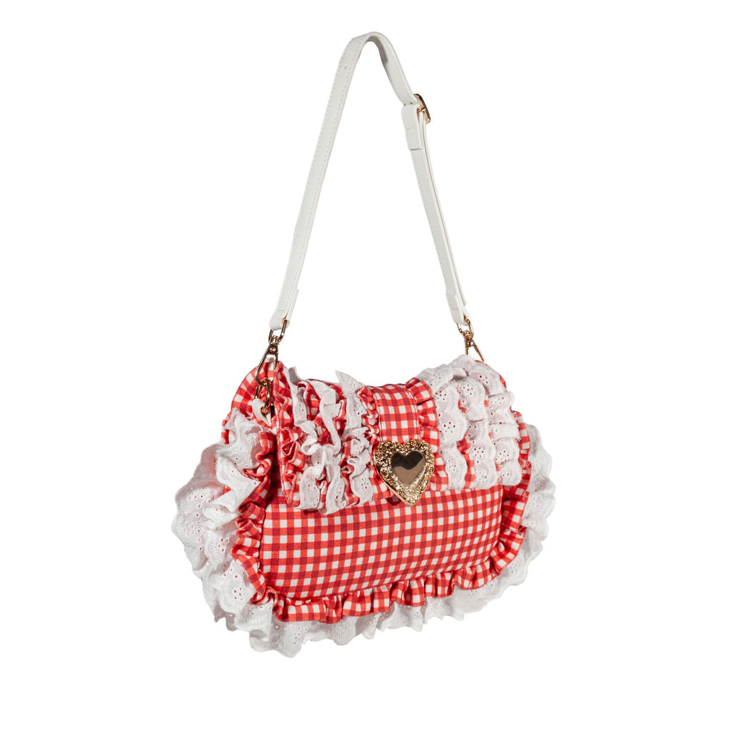 Seaside Sweetheart Shoulder Bag Gingham