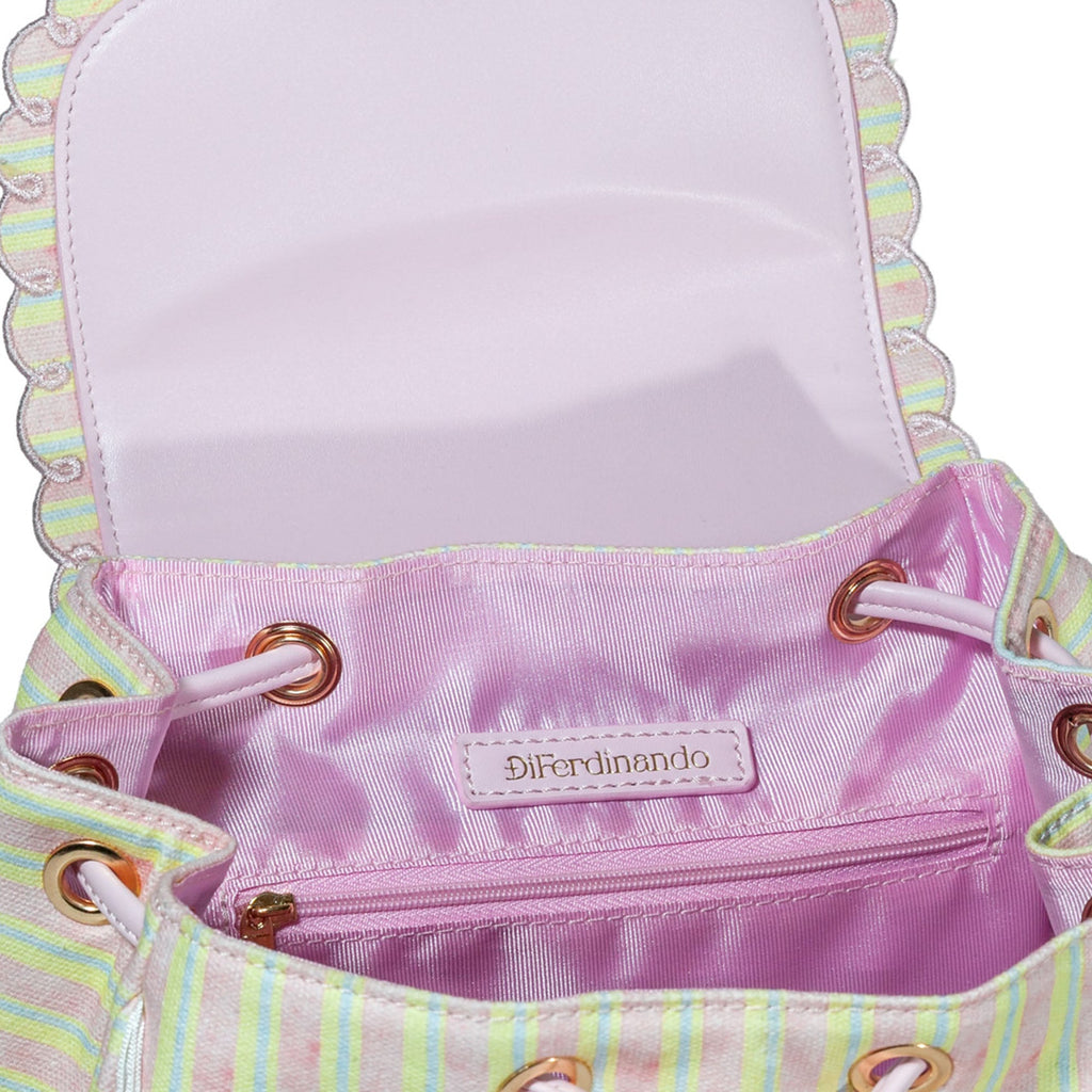 Seaside Sweetheart Fringe Backpack Pink Multi